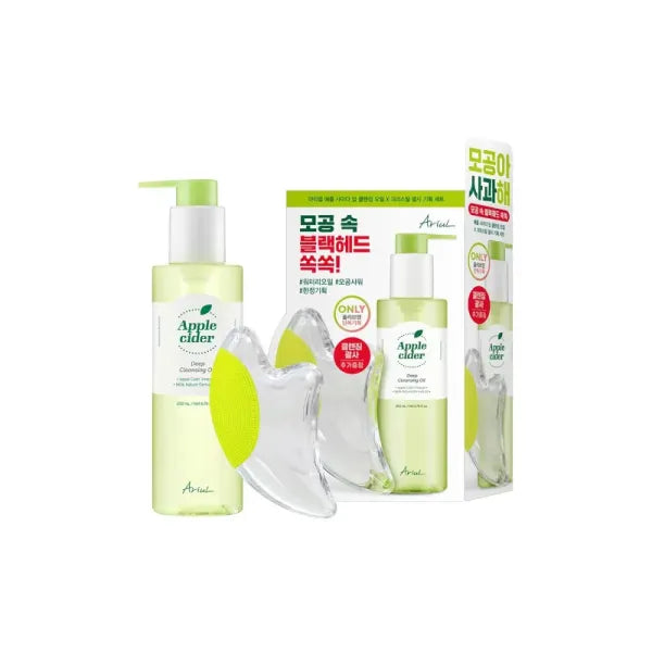 Apple Cider Deep Cleansing Oil X Crystal Massager Set