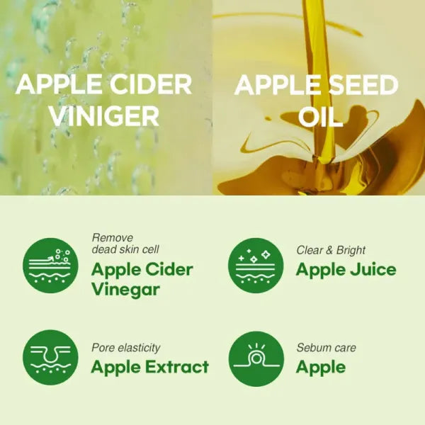 Apple Cider Deep Cleansing Oil X Crystal Massager Set