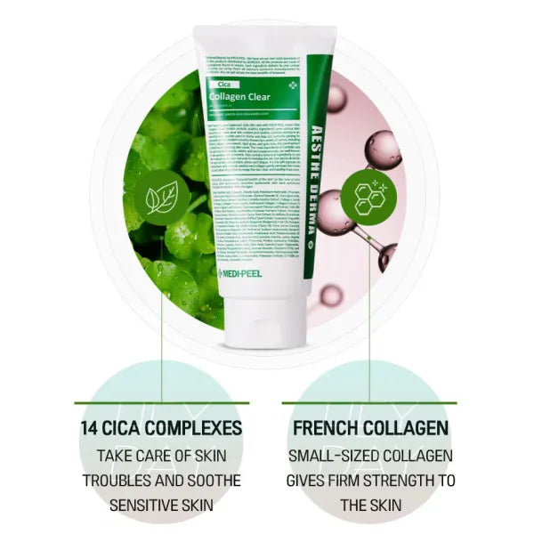 Green Cica Collagen Clear Gel Cleanser 2.0