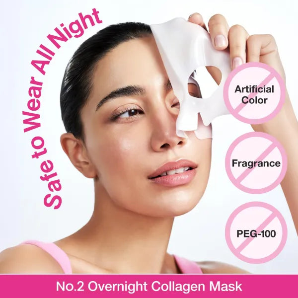 No.2 Rose PDRN Overnight Collagen Mask